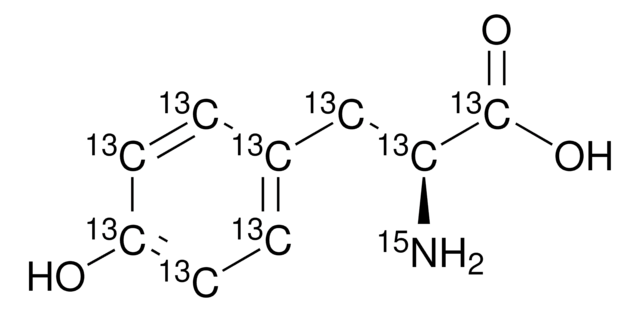 L-Tyrosine-13C9,15N 98 atom % 13C, 98 atom % 15N, 95% (CP)