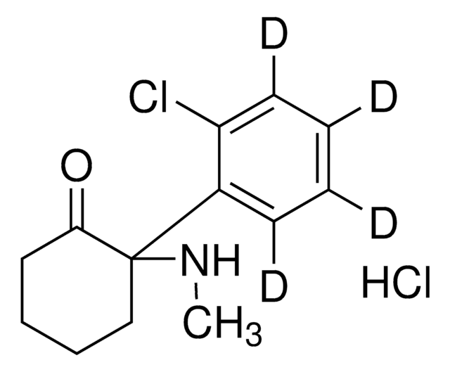 盐酸氯胺酮-D4标准液 CRM 盐酸盐 溶液 1.0&#160;mg/mL in methanol (as free base), certified reference material, Cerilliant&#174;