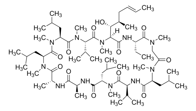 Cyclosporin A from Tolypocladium inflatum, &#8805;95% (HPLC), solid