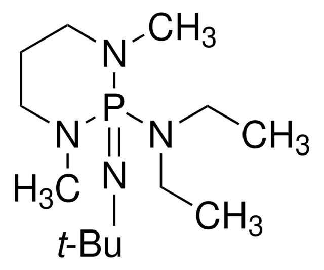 2-tert-Butylimino-2-diethylamino-1,3-dimethylperhydro-1,3,2-diazaphosphorine purum, &#8805;98.0% (GC)