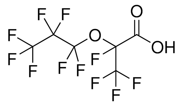 Perfluoro-2-propoxypropanoic acid certified reference material, TraceCERT®, Manufactured by: Sigma-Aldrich Production GmbH, Switzerland