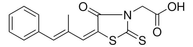 (5-(2-ME-3-PH-2-PROPENYLIDENE)-4-OXO-2-THIOXO-1,3-THIAZOLIDIN-3-YL)ACETIC ACID AldrichCPR