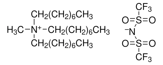 甲基-三辛基铵双(三氟甲基磺酰)亚胺 for electrochemistry, &#8805;99% (NMR)