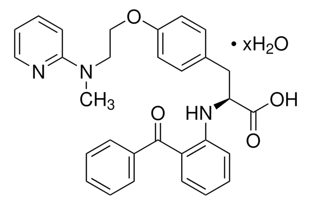 GW1929 水合物 &gt;98% (HPLC), solid