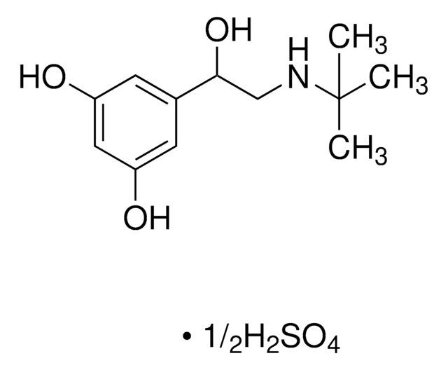 Terbutaline Sulfate pharmaceutical secondary standard, certified reference material