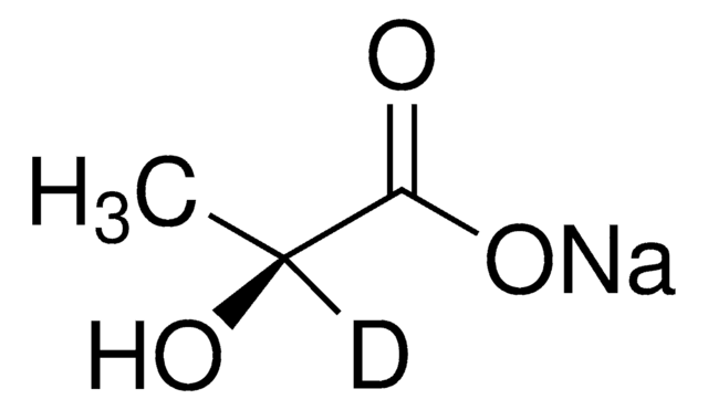 L-乳酸钠-2-d1 溶液 98 atom % D, 45-55&#160;% (w/w) in H2O