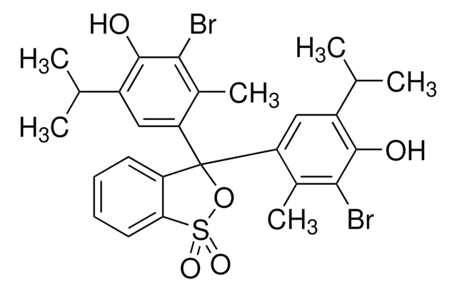 Bromothymol Blue meets analytical specifications of USP/NF GR ACS