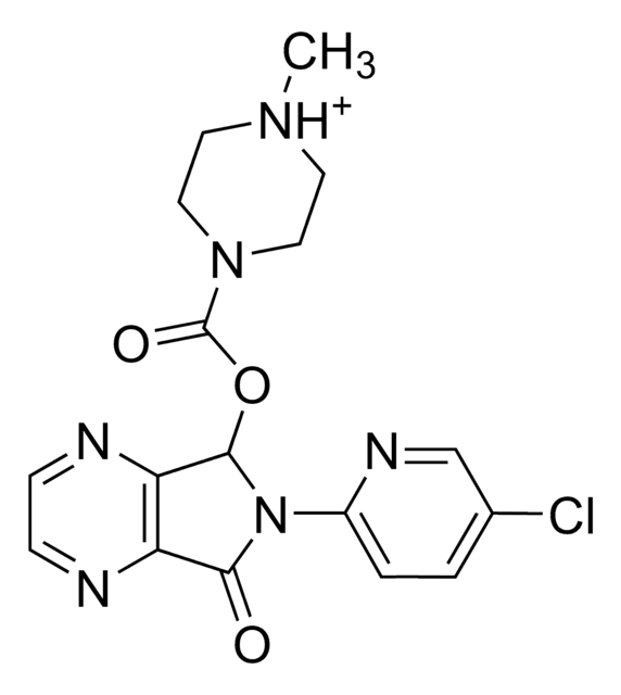 左匹克隆标准液 溶液 1.0&#160;mg/mL in acetonitrile, ampule of 1&#160;mL, certified reference material, Cerilliant&#174;