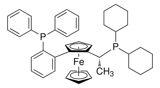 (R)-1-{(RP)-2-[2-(二苯基膦)苯基]二茂铁基}乙基二环己基膦 &#8805;97%