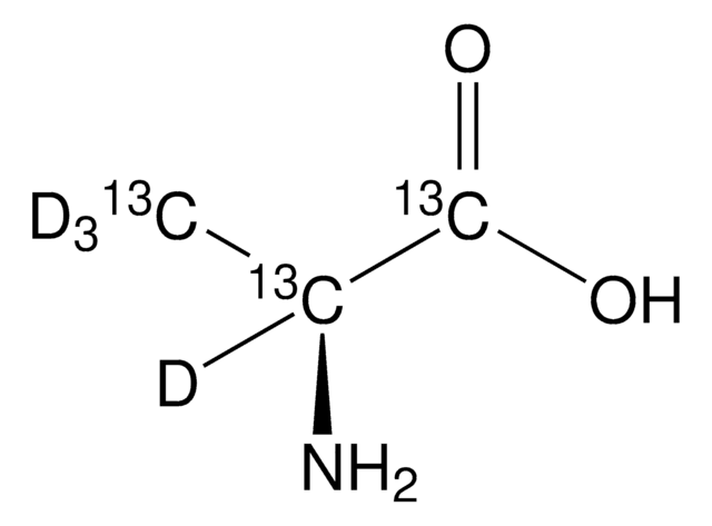 L-丙氨酸-13C3, d4 98 atom % 13C, 98 atom % D, 95% (CP)