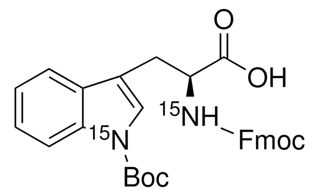 FMOC-L-色氨酸(BOC)-OH-15N2 97 atom % 15N, 97% (CP)