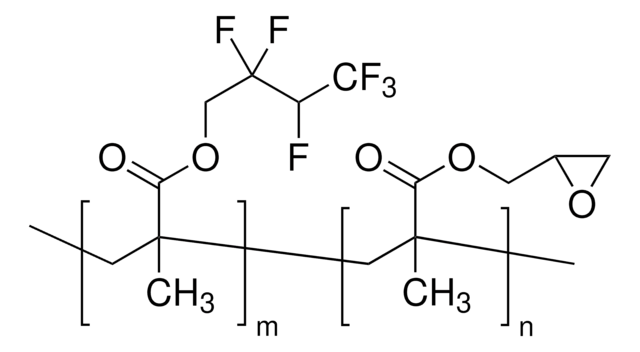 聚(2,2,3,4,4,4,-六氟丁基甲基丙烯酸酯-co-甲基丙烯酸缩水甘油酯) glycidyl methacrylate 50&#160;mol %