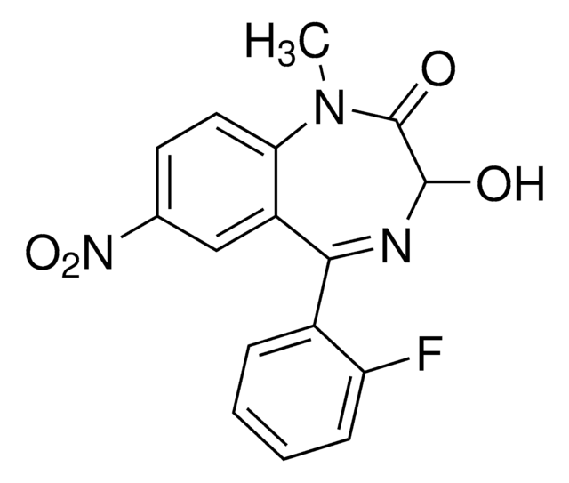 3-Hydroxyflunitrazepam solution 1&#160;mg/mL in acetonitrile, certified reference material, ampule of 1&#160;mL, Cerilliant&#174;