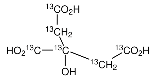 枸橼酸-13C6 99 atom % 13C, 97% (CP)