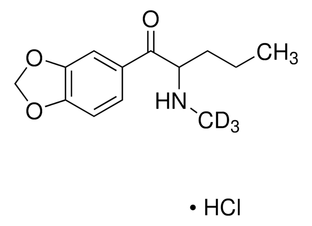 Pentylone-D3 hydrochloride solution 100&#160;&#956;g/mL in methanol (as free base), ampule of 1&#160;mL, certified reference material, Cerilliant&#174;