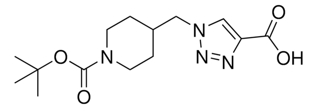 1-{[1-(tert-Butoxycarbonyl)-4-piperidinyl]methyl}-1H-1,2,3-triazole-4-carboxylic acid AldrichCPR