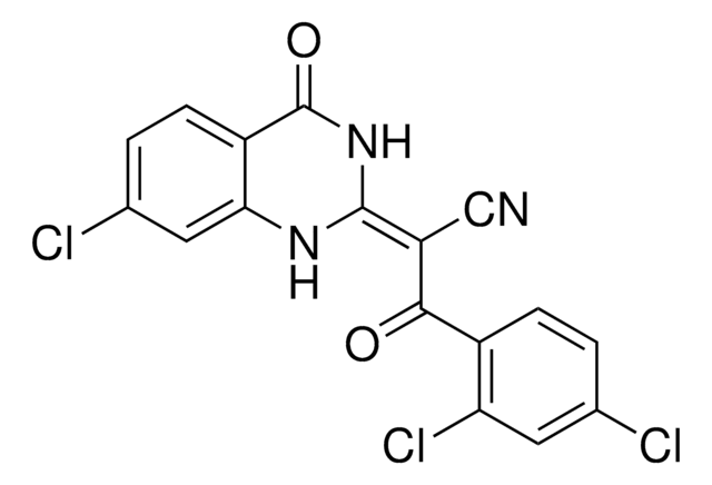 细胞质动力蛋白抑制剂，Ciliobrevin D Ciliobrevin D is a cell-permeable, reversible, and specific blocker of AAA+ ATPase motor cytoplasmic dynein. Disrupts spindle pole focusing and kinetochore-microtubule attachment (~10 to 40 &#181;M).