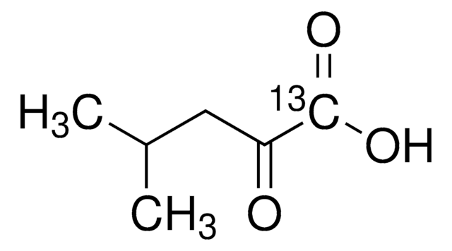 4-甲基-2-氧代戊酸-1-13C 99 atom % 13C, 98% (CP)