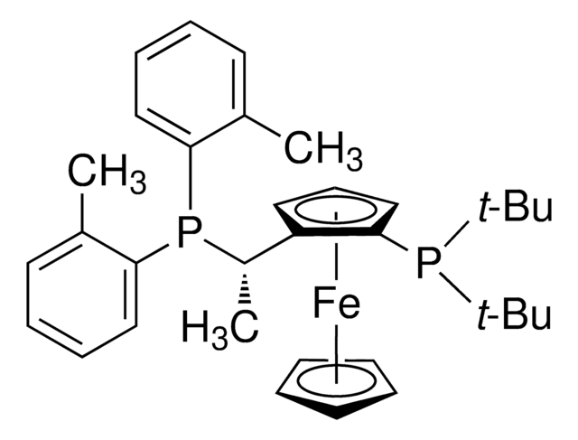 (S)-1-[(RP)-2-(Di-tert-butylphosphino)ferrocenyl]ethylbis(2-methylphenyl)phosphine 97%