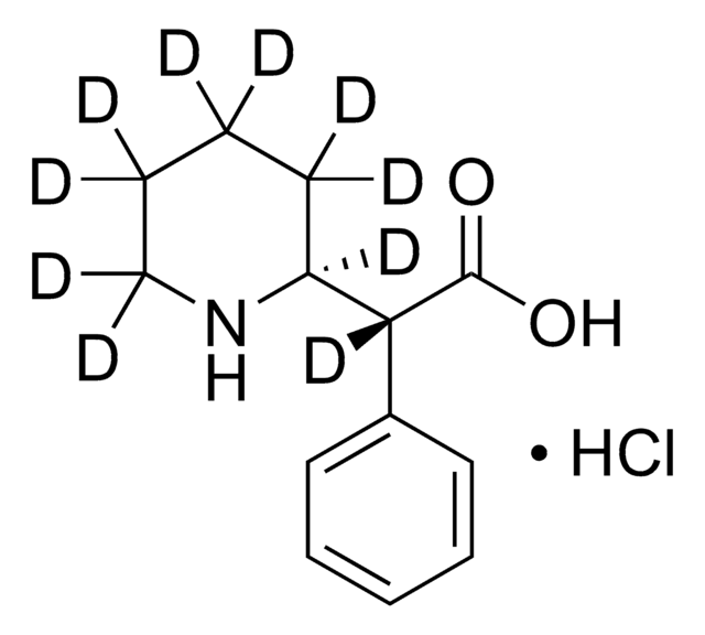 (±)-threo-Ritalinic acid-d10 hydrochloride 100&#160;&#956;g/mL in methanol (as free base), ampule of 1&#160;mL, certified reference material, Cerilliant&#174;