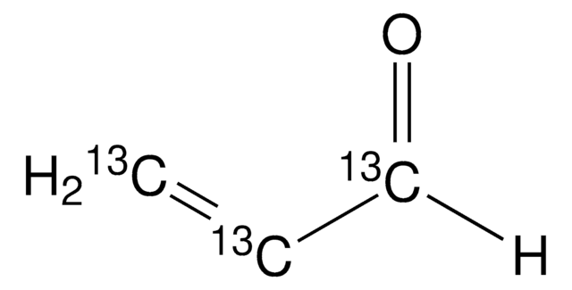 丙烯醛-13C3 &#8805;99 atom % 13C, &#8805;90% (CP), contains hydroquinone as stabilizer