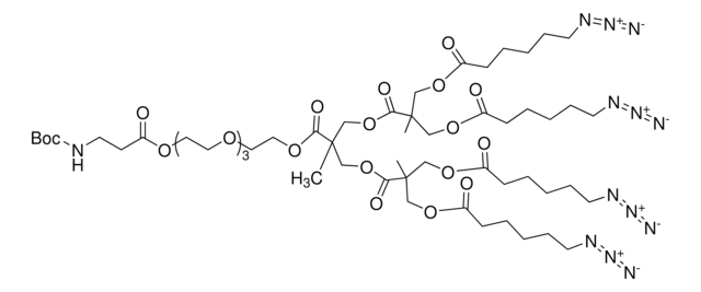 Polyester bis-MPA dendron 4 azide, 1 NHBoc (core), generation 2