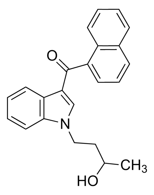 JWH-073 N-(3-hydroxybutyl) metabolite solution 100&#160;&#956;g/mL in methanol, ampule of 1&#160;mL, certified reference material, Cerilliant&#174;