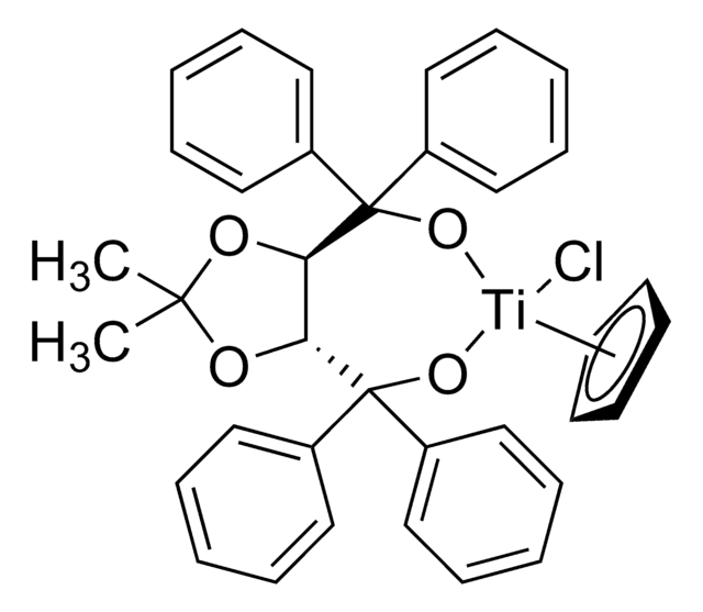 氯环戊二烯基[(4R,5R)-2,2-二甲基-&#945;,&#945;,&#945;′,&#945;′-四苯基-1,3-二氧戊环-4,5-二甲醇酸根]钛 97%