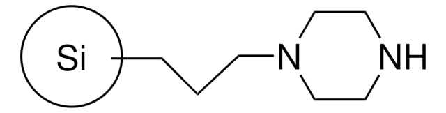 3-(1-Piperazino)propyl functionalized silica gel 200-400&#160;mesh, extent of labeling: 0.8&#160;mmol/g loading