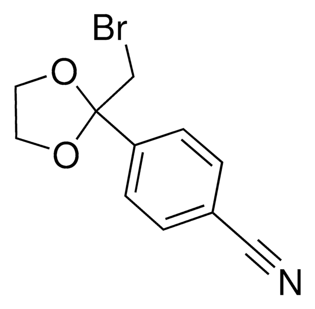 4-[2-(Bromomethyl)-1,3-dioxolan-2-yl]benzonitrile AldrichCPR