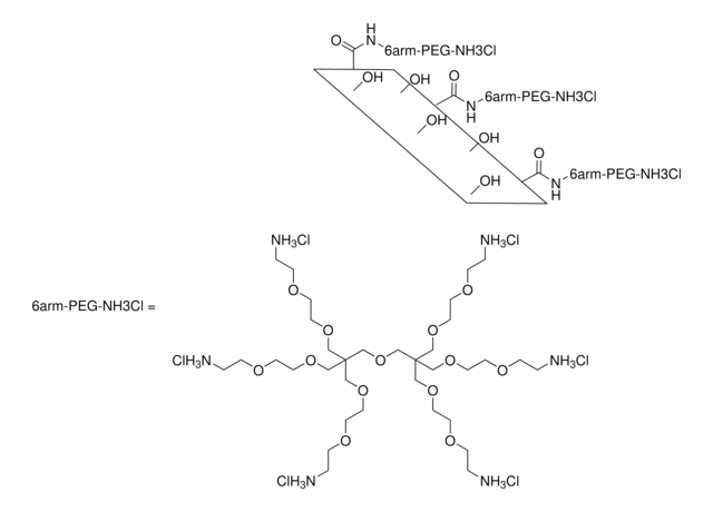 Graphene oxide for bioconjugation 6-arm PEG amine functionalized