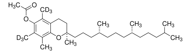 (+)-alpha-Tocopheryl-D6 acetate (Vitamin E-D6 acetate) solution 500&#160;&#956;g/mL in methanol, certified reference material, ampule of 1&#160;mL, Cerilliant&#174;