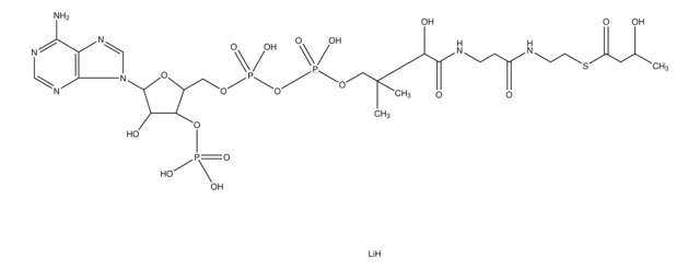 DL-&#946;-Hydroxybutyryl coenzyme A lithium salt &#8805;90%