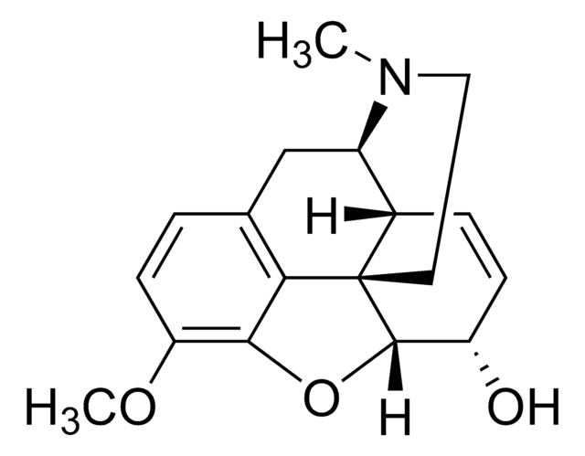 Codeine solution 100&#160;&#956;g/mL in methanol, ampule of 1&#160;mL, certified reference material, Cerilliant&#174;