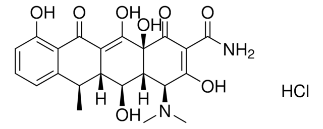 Doxycycline Hydrochloride, Ready Made Solution 100&#160;mg/mL in DMSO, &#8805;95.0% (HPLC)