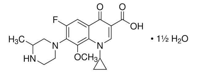 加替沙星 倍半水合物 &#8805;98% (HPLC)