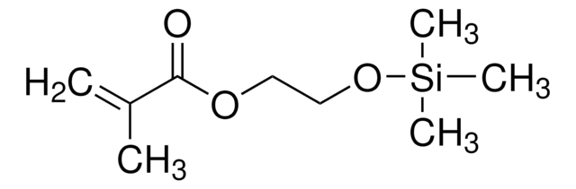 2-(三甲基硅氧基)乙基甲基丙烯酸盐 contains &#8804;100&#160;ppm BHT as inhibitor, 96%