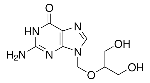 更昔洛韦现成溶液 &#8805;99% (HPLC), 10&#160;mM in DMSO