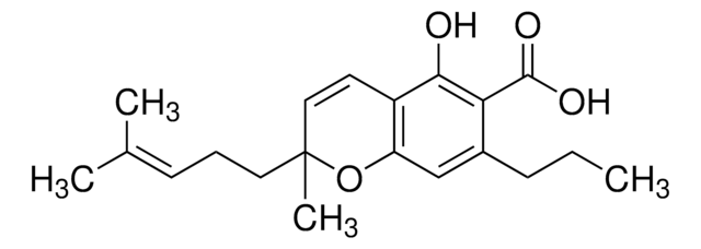 Cannabichromevarinic acid (CBCVA) solution 1&#160;mg/mL (1% DIPEA and 0.05% Ascorbic Acid in Acetonitrile), certified reference material, ampule of 1&#160;mL, Cerilliant&#174;