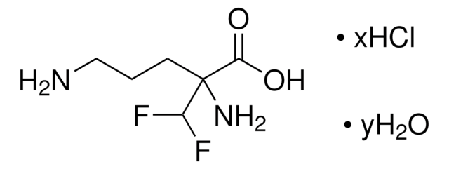 DL-&#945;-二氟甲基鸟氨酸 盐酸盐 水合物 solid, &#8805;97% (NMR)