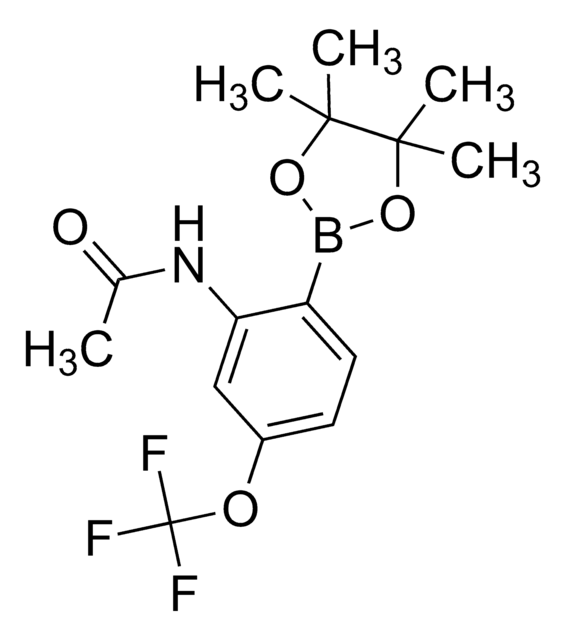 2-Acetamido-4-(trifluoromethoxy)phenylboronic acid, pinacol ester AldrichCPR