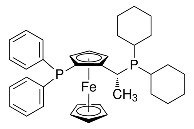 (R)-(-)-1-[(S)-2-二苯基磷]二茂铁乙基二环己基磷 &#8805;97%