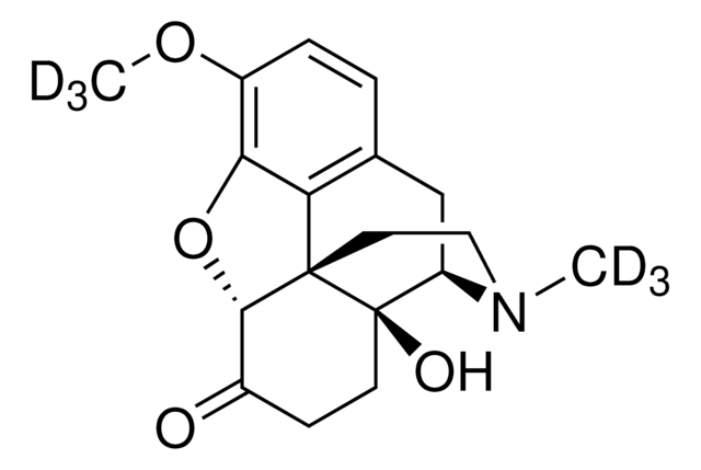 羟考酮-D6标准液 CRM 溶液 1.0&#160;mg/mL in methanol, ampule of 1&#160;mL, certified reference material, Cerilliant&#174;