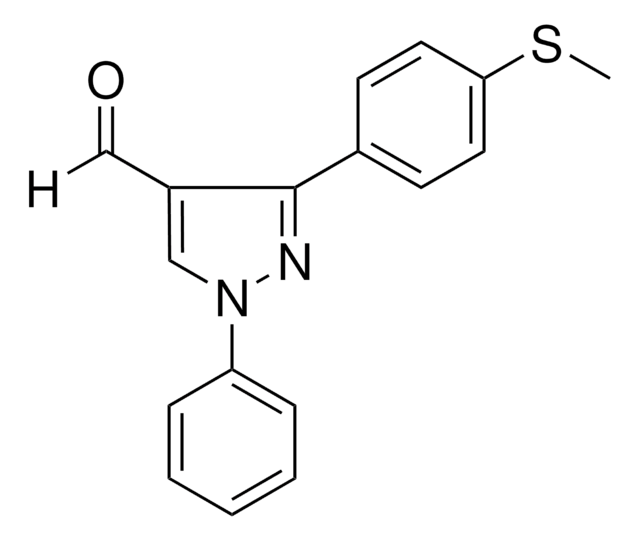 3-[4-(METHYLSULFANYL)PHENYL]-1-PHENYL-1H-PYRAZOLE-4-CARBALDEHYDE AldrichCPR