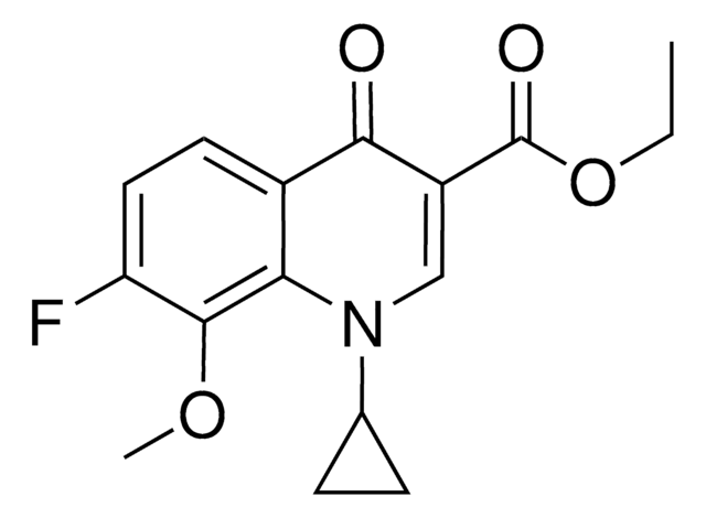 Ethyl 1-cyclopropyl-7-fluoro-8-methoxy-4-oxo-1,4-dihydro-3-quinolinecarboxylate AldrichCPR