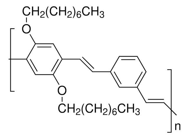 聚[(间苯乙炔)-co-(2,5-二辛氧基对苯乙炔)] light-emitting polymer, predominantly trans