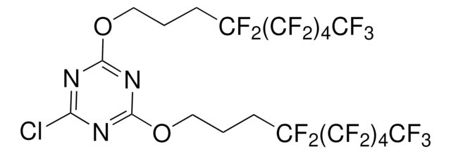 2-氯-4,6-双[3-(全氟己基)丙氧基]-1,3,5-三嗪 98% (H-NMR)