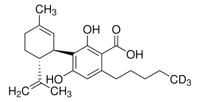 Cannabidiolic acid-D3 (CBDA-D3) solution 100&#160;&#956;g/mL (1% DIPEA and 0.05% Ascorbic Acid in Acetonitrile), certified reference material, ampule of 1&#160;mL, Cerilliant&#174;