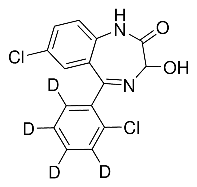 劳拉西泮-D4标准液 CRM 溶液 100&#160;&#956;g/mL in acetonitrile, ampule of 1&#160;mL, certified reference material, Cerilliant&#174;