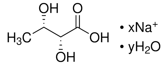 (2R,3S)-2,3-Dihydroxybutyric acid sodium salt hydrate &#8805;97.0% (GC)